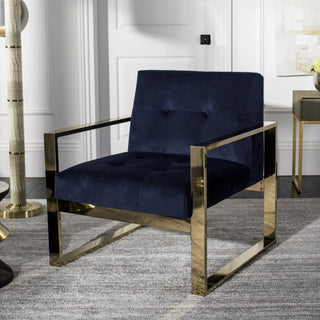 Safavieh Vasco Accent Chair Navy  Feature