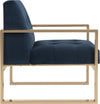 Safavieh Vasco Accent Chair Navy Furniture 
