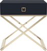 Safavieh Zarina Modern Cross Leg End Table Navy Furniture main image