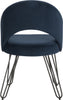 Safavieh Jora Velvet Retro Dining Chair Navy Furniture 