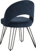 Safavieh Jora Velvet Retro Dining Chair Navy Furniture 