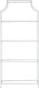 Safavieh Slater 4 Tier Etagere White Furniture main image