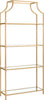 Safavieh Slater 4 Tier Etagere Gold Furniture 