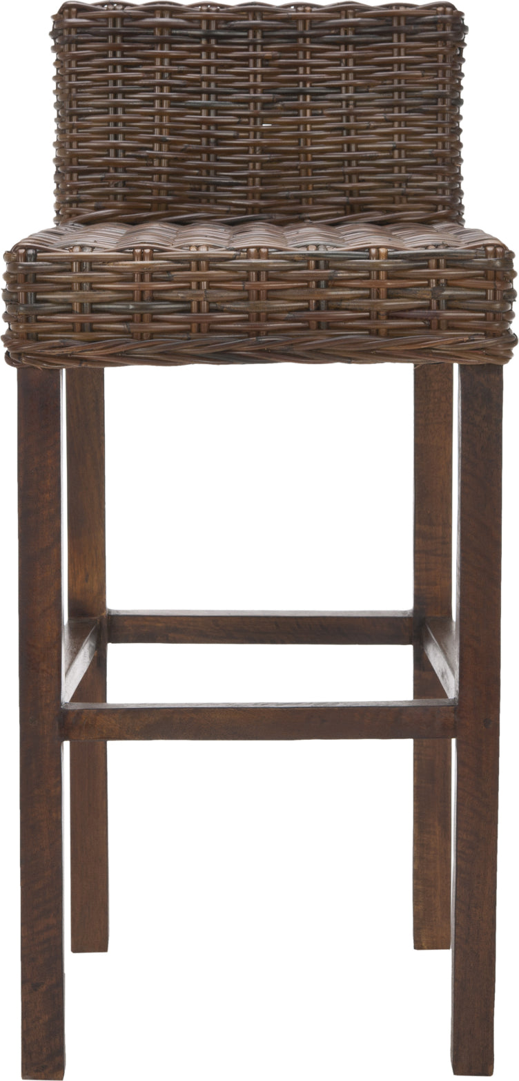 Safavieh Cypress Bar Stool Brown Furniture main image