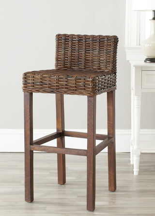 Safavieh Cypress Bar Stool Brown Furniture  Feature