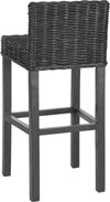 Safavieh Cypress Bar Stool Black Furniture 