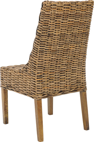 Safavieh Suncoast 18''H Rattan Arm Chair (SET Of 2) Brown Furniture 