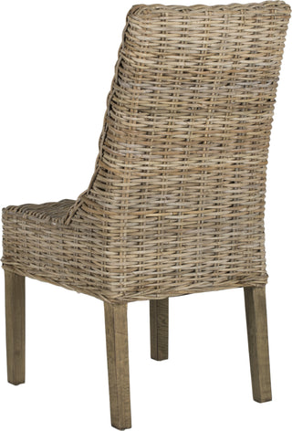 Safavieh Suncoast 18''H Rattan Arm Chair (SET Of 2) Natural Unfinished Furniture 