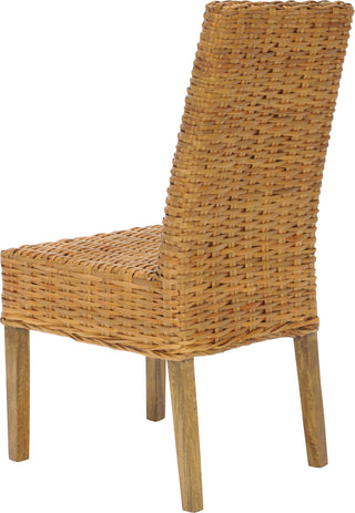 Safavieh Sanibel 18''H Rattan Side Chair (SET Of 2) Honey Oak Furniture 