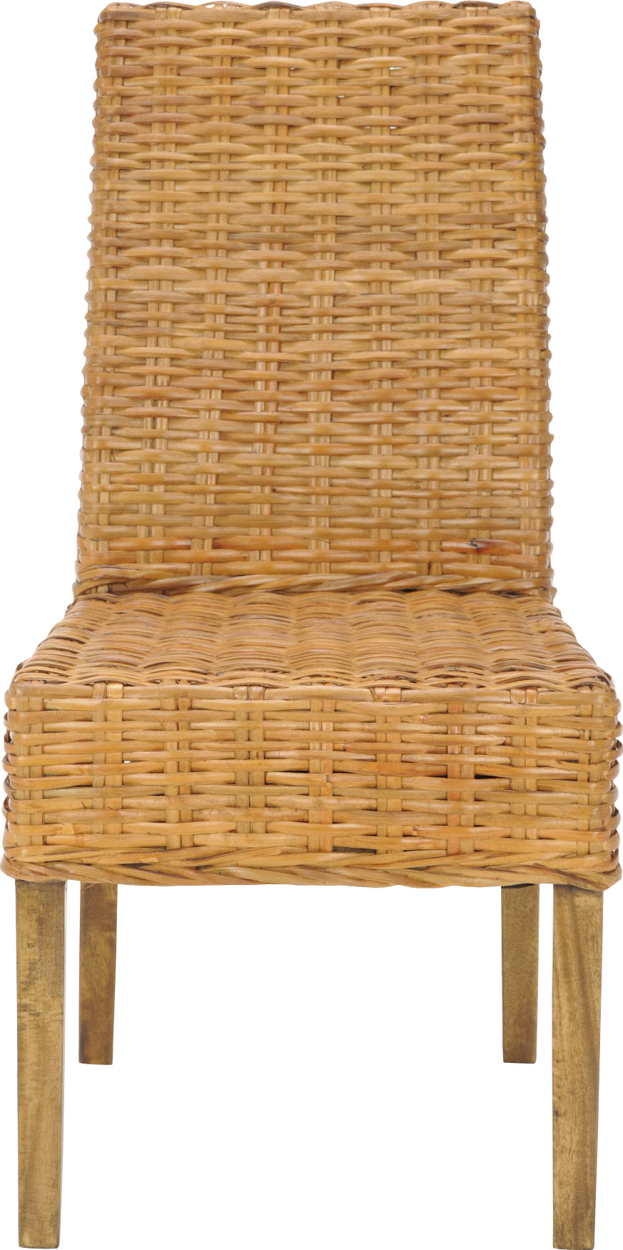 Safavieh Sanibel 18''H Rattan Side Chair (SET Of 2) Honey Oak Furniture main image