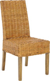 Safavieh Sanibel 18''H Rattan Side Chair (SET Of 2) Honey Oak Furniture 