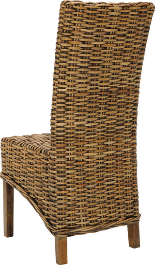 Safavieh Isla 18''H Rattan Side Chair (SET Of 2) Brown Furniture 