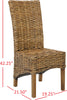Safavieh Isla 18''H Rattan Side Chair (SET Of 2) Brown Furniture 