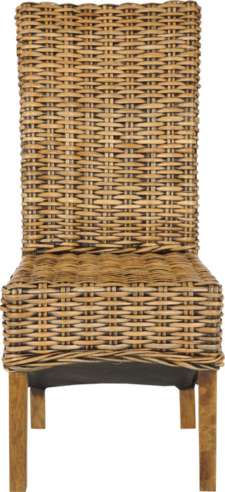 Safavieh Isla 18''H Rattan Side Chair (SET Of 2) Brown Furniture main image