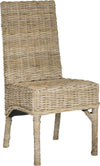 Safavieh Beacon 18''H Rattan Side Chair Natural Unfinished Furniture 