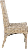 Safavieh Beacon 18''H Rattan Side Chair Natural Unfinished Furniture 