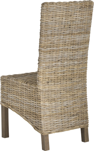 Safavieh Pembrooke 19''H Rattan Side Chair Natural Unfinished Furniture 