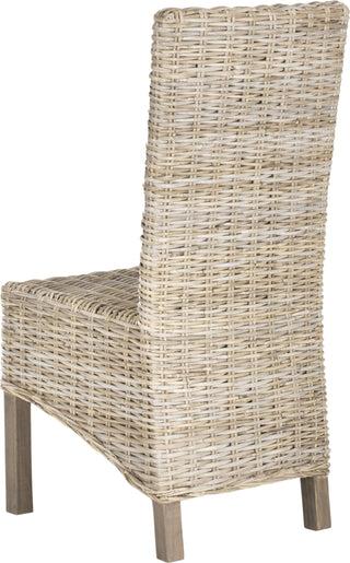 Safavieh Pembrooke 19''H Rattan Side Chair Natural Unfinished Furniture 