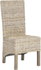 Safavieh Pembrooke 19''H Rattan Side Chair Natural Unfinished Furniture 