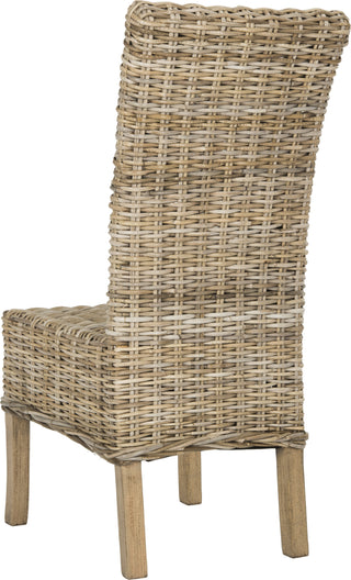 Safavieh Quaker 19''H Rattan Side Chair Natural Unfinished Furniture 