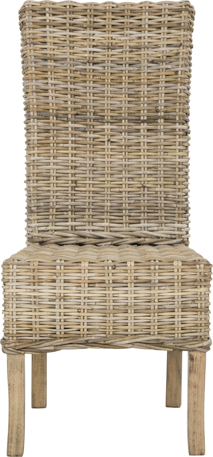 Safavieh Quaker 19''H Rattan Side Chair Natural Unfinished Furniture main image