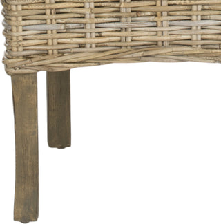 Safavieh Quaker 19''H Rattan Side Chair Natural Unfinished Furniture 