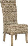 Safavieh Quaker 19''H Rattan Side Chair Natural Unfinished Furniture 