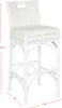 Safavieh Fremont Bar Stool White and Eggshell Furniture 