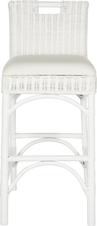 Safavieh Fremont Bar Stool White and Eggshell Furniture main image