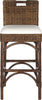 Safavieh Fremont Bar Stool Brown and Eggshell Furniture main image