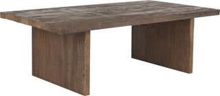 Safavieh Senjo Rouge Coffee Table Brown Furniture 