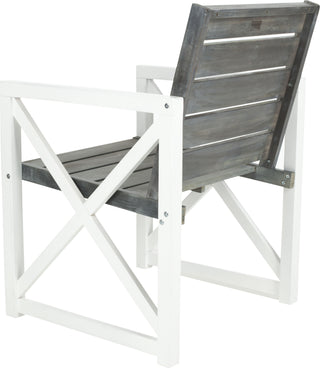 Safavieh Irina Armchair White/Ash Grey Furniture 