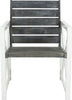 Safavieh Irina Armchair White/Ash Grey Furniture main image