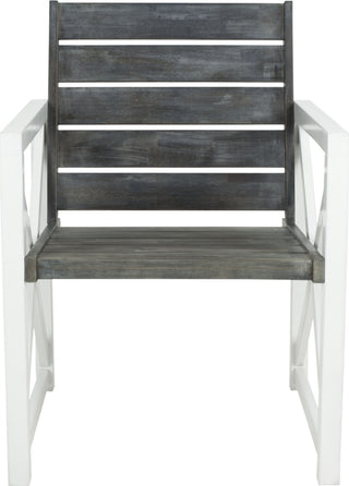 Safavieh Irina Armchair White/Ash Grey Furniture main image