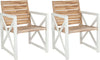 Safavieh Irina Armchair White/Oak Furniture 