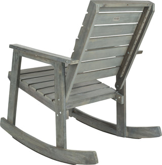 Safavieh Alexei Rocking Chair Ash Grey Furniture 