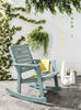 Safavieh Alexei Rocking Chair Beach House Blue Furniture  Feature