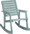 Safavieh Alexei Rocking Chair Beach House Blue Furniture 