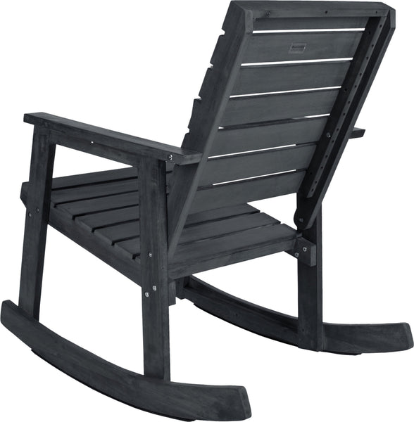 Safavieh Alexei Rocking Chair Dark Slate Grey – Incredible Rugs and Decor