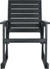 Safavieh Alexei Rocking Chair Dark Slate Grey Furniture main image