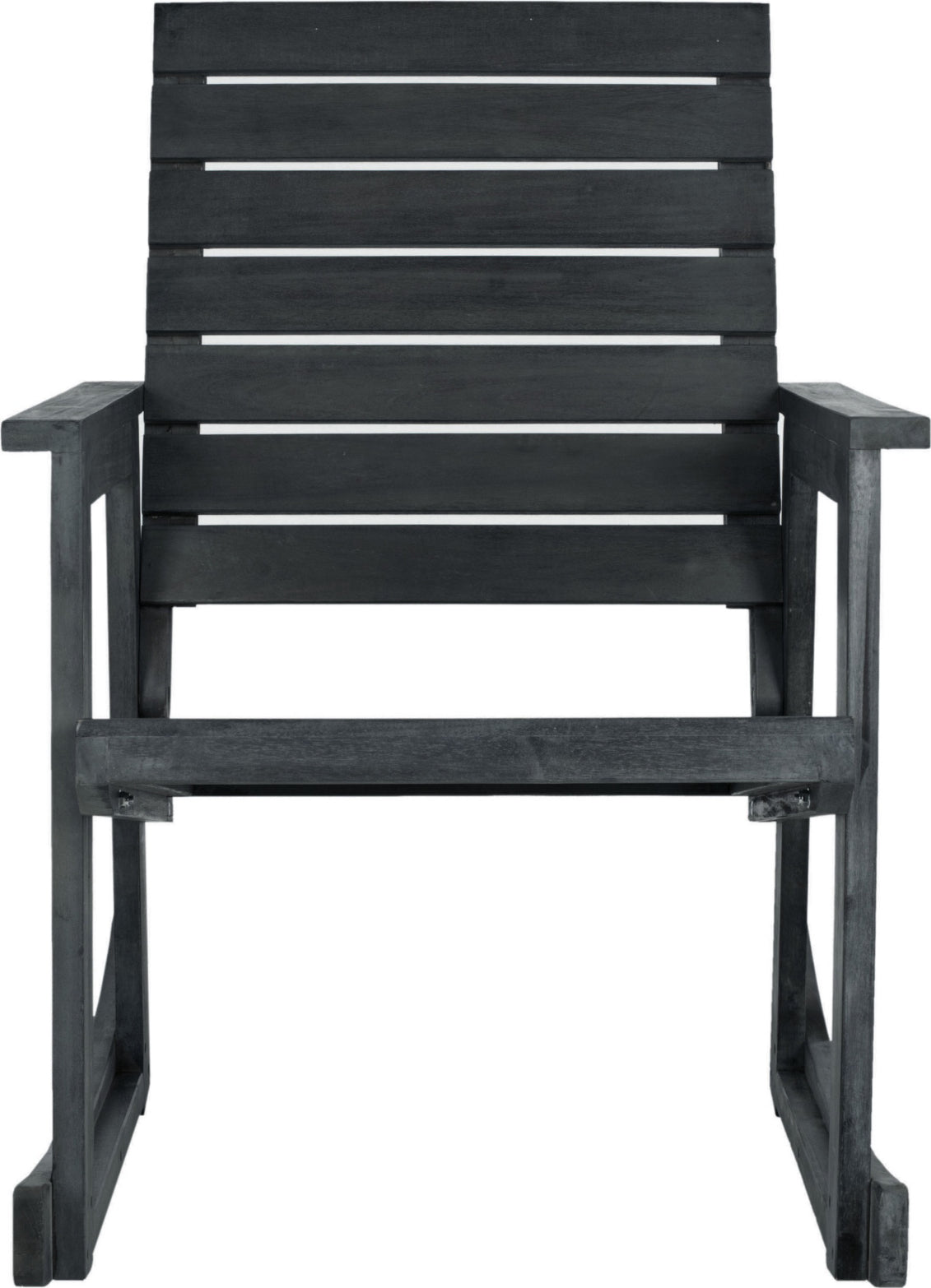 Safavieh Alexei Rocking Chair Dark Slate Grey Furniture main image