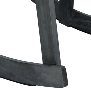 Safavieh Alexei Rocking Chair Dark Slate Grey Furniture 