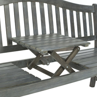 Safavieh Mischa Bench Ash Grey Furniture 