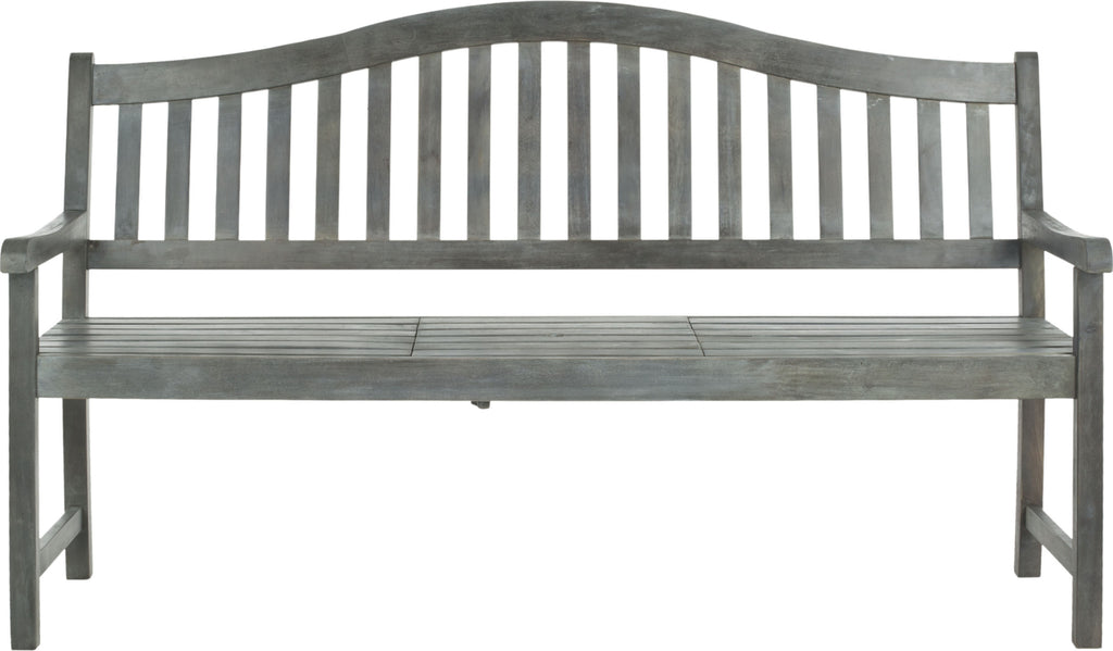Safavieh Mischa Bench Ash Grey Furniture main image