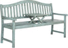 Safavieh Mischa Bench Beach House Blue Furniture 