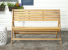 Safavieh Luca Folding Bench Natural Brown Furniture  Feature