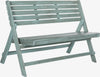 Safavieh Luca Folding Bench Beach House Blue Furniture 