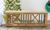 Safavieh Branco Bench Natural Brown Furniture  Feature