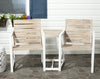 Safavieh Jovanna 2 Seat Bench White/Oak Furniture  Feature