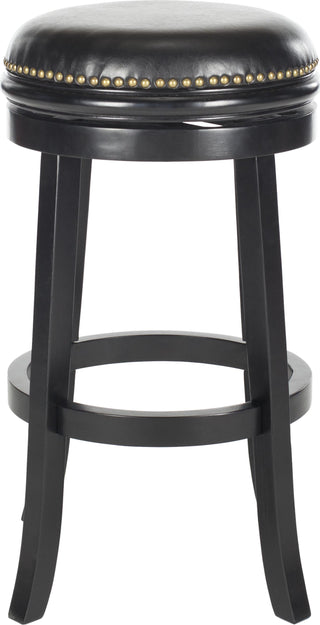 Safavieh Biagio Swivel Bar Stool Black Furniture main image